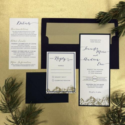 navy-and-gold-mountain-wedding-invitation